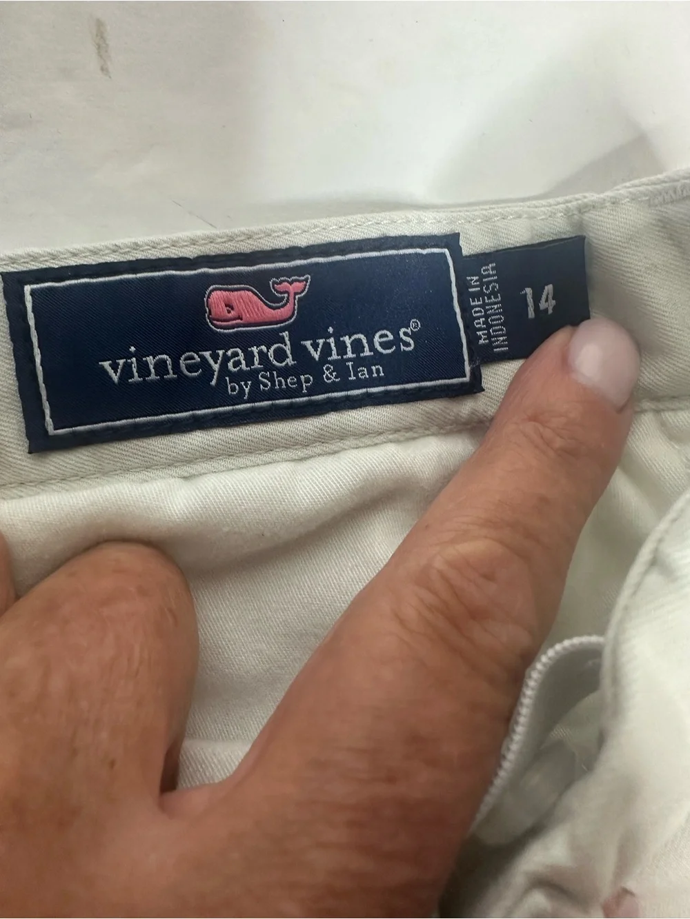 Vineyard Vines Boys Light Khaki Chino Shorts 14